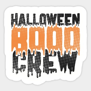 Halloween Booo Crew Sticker